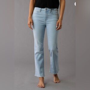 AE Next Level High-Waisted Kick Bootcut Crop Jean